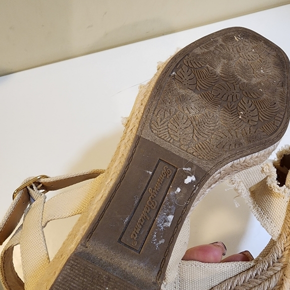 TOMMY BAHAMA Bethany Women's Cream textil Upper Wedges Strappy  Sandals 9.5M - Picture 13 of 14
